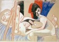 El artista y su modelo 7 1970 Pablo Picasso